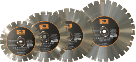 Disc Bisonte diamantat segmentat, pentru asfalt, beton proaspat (sapa), beton, Ø 500mm [1]