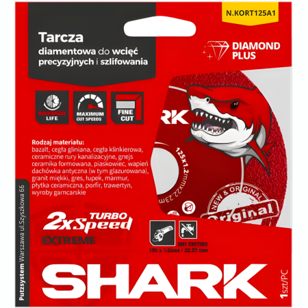 Produse - Disc diamantat RED Extreme 125 x 22 x 1.8 mm
