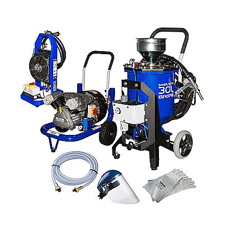 Produse - Kit pentru sablare sandblastpro 30L + e 40 sandblasting unit + air cooler