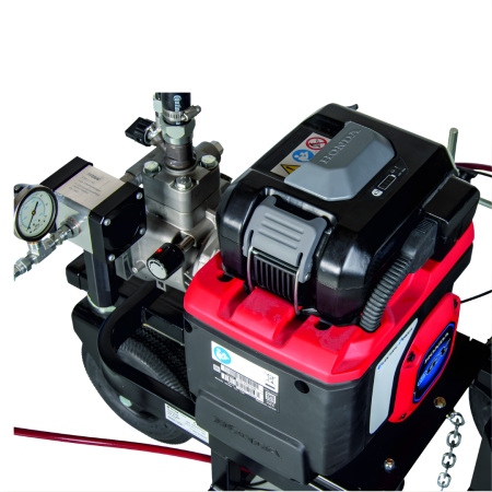 Echipament pentru marcaje Titan POWRLINER 3500-72V, baterie, debit 2.8l/min motor Honda eGX 72V [1]