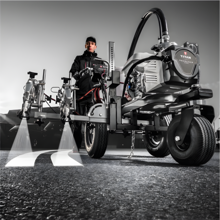 Echipament pentru marcaje Titan POWRLINER 5500 Honda GX 160 5.5 cp debit 4.7 l/min [6]