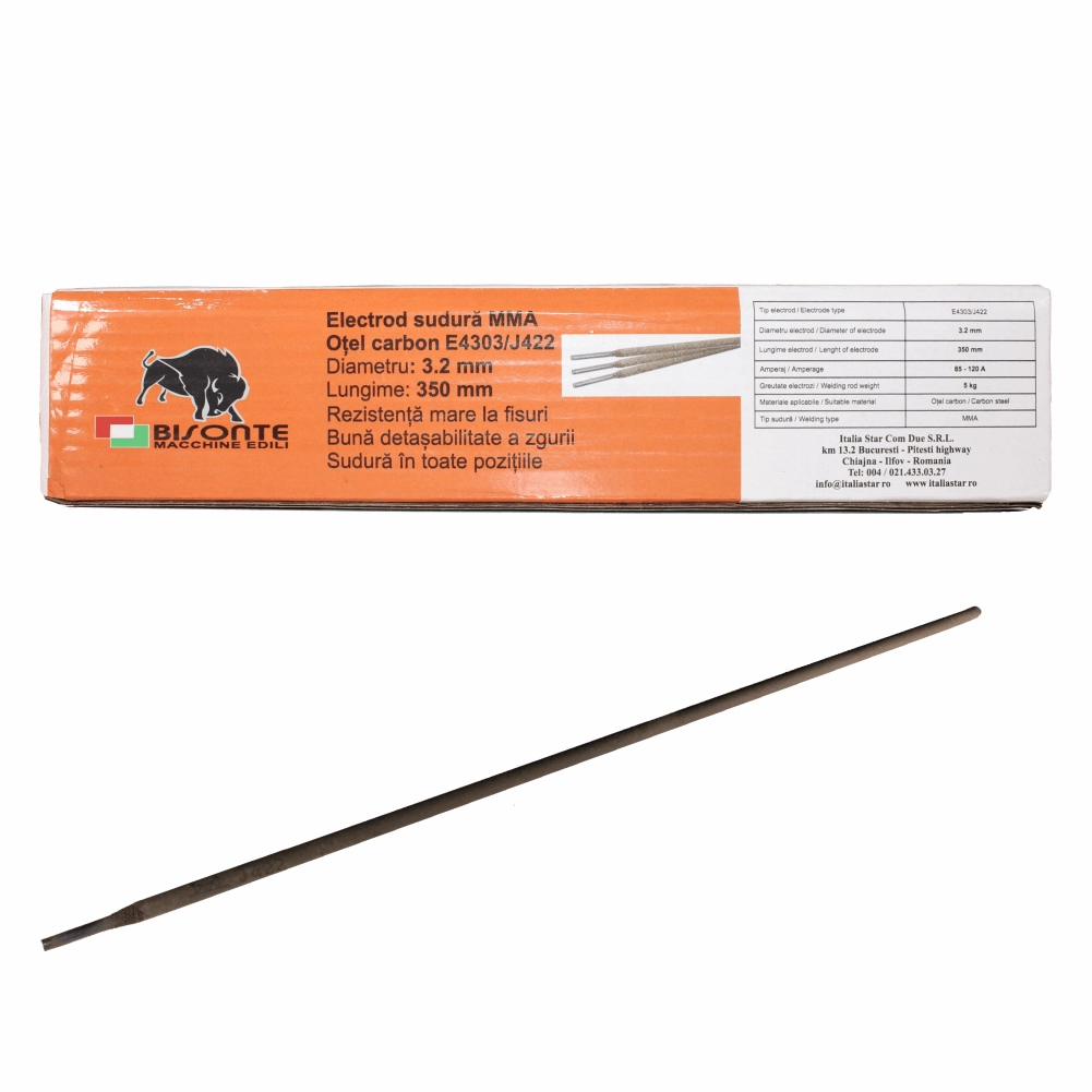 Accesorii scule si utilaje - Electrod sudura BISONTE 3.2 mm