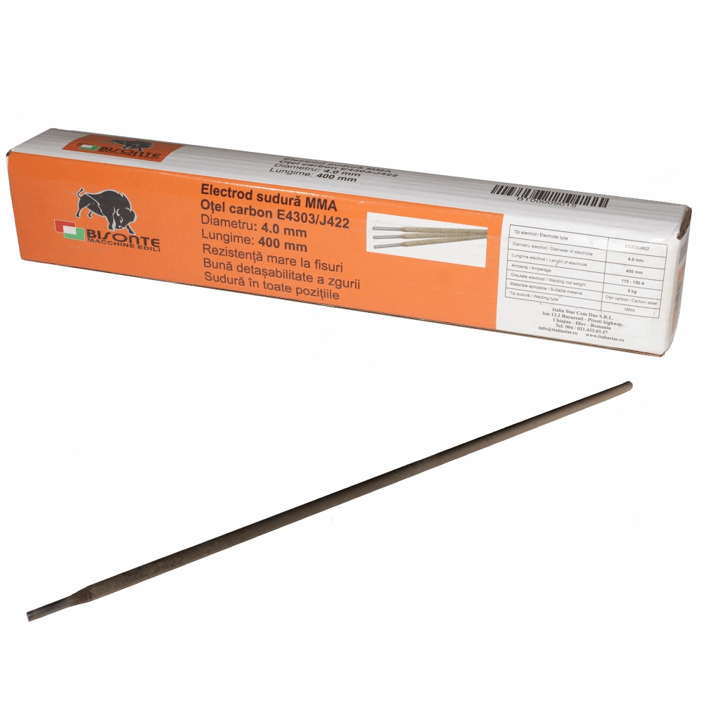 Accesorii scule si utilaje - Electrod sudura BISONTE 4.0MM