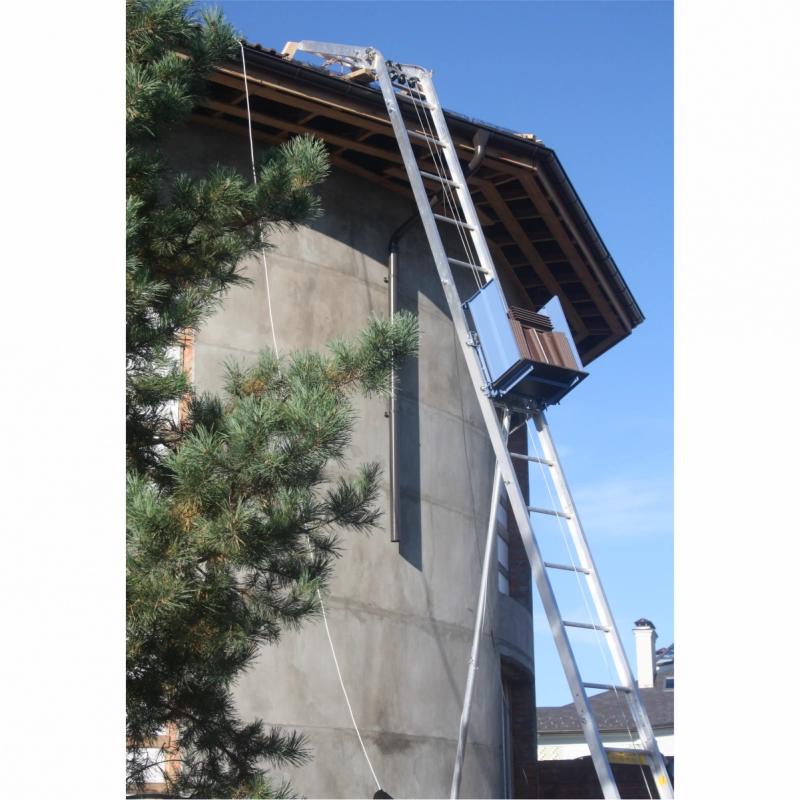 Elevator materiale constructii GEDA 200 STANDARD complet echipat, H=13,5m [13]