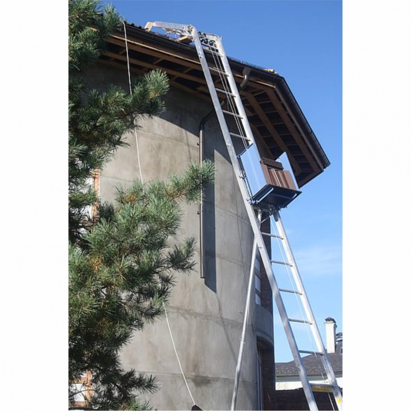 Elevator materiale constructii GEDA 200 STANDARD complet echipat, H=19,5m [9]