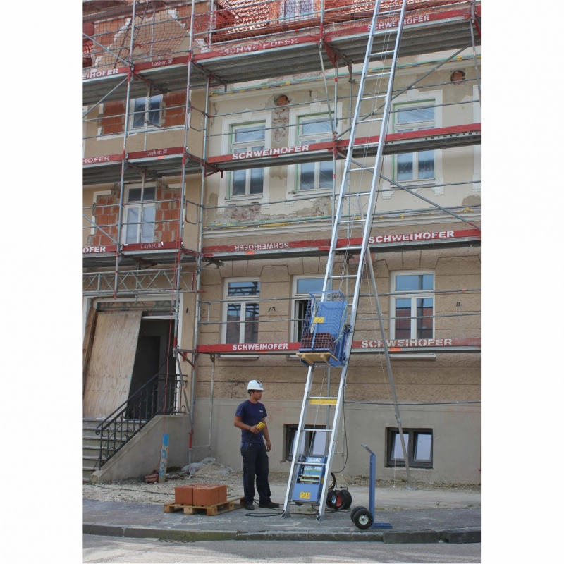 Elevator materiale constructii GEDA 200 STANDARD complet echipat, H=19,5m [7]