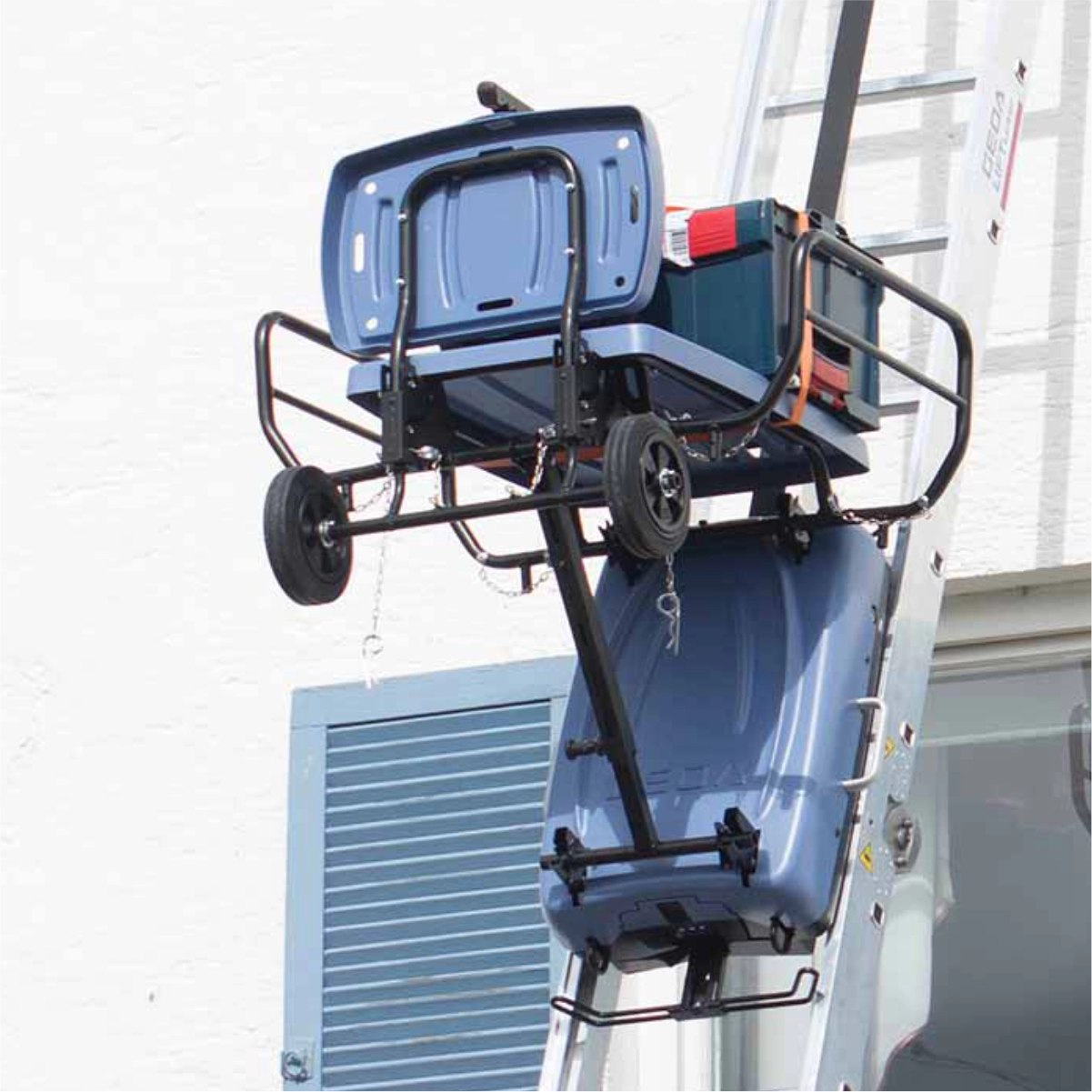 Elevator materiale constructii GEDA BatteryLadderLift complet echipat, H=10m [5]