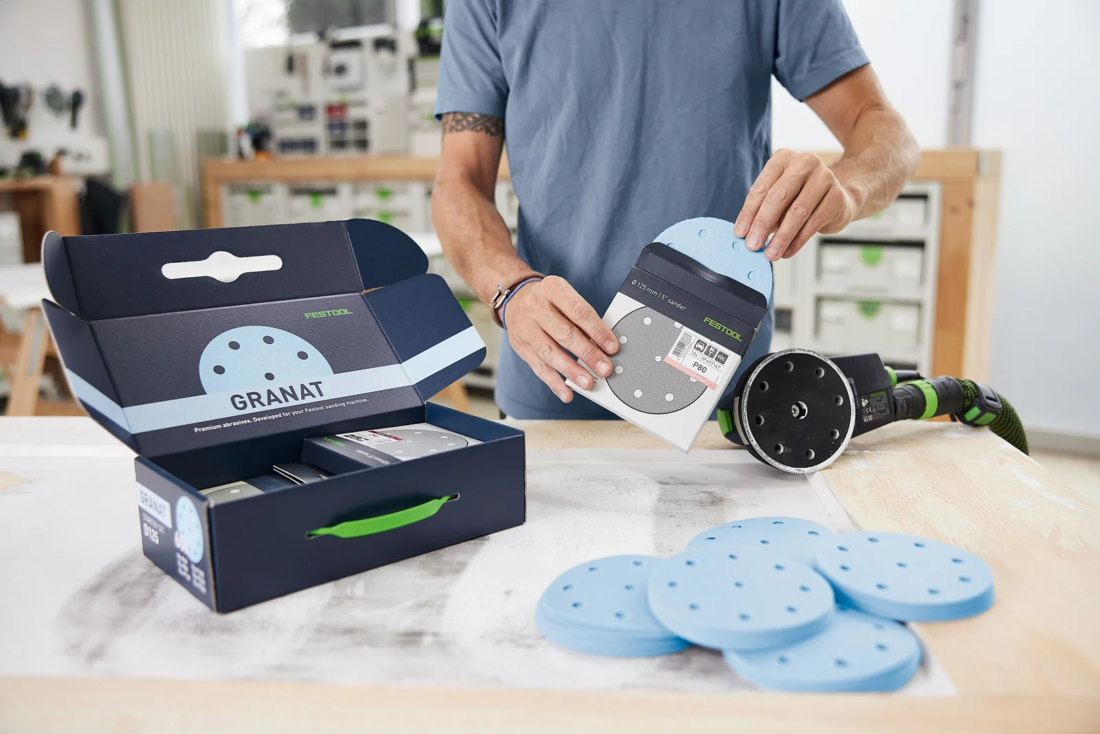 Festool Abrazive Granat D125 GR-Set [4]