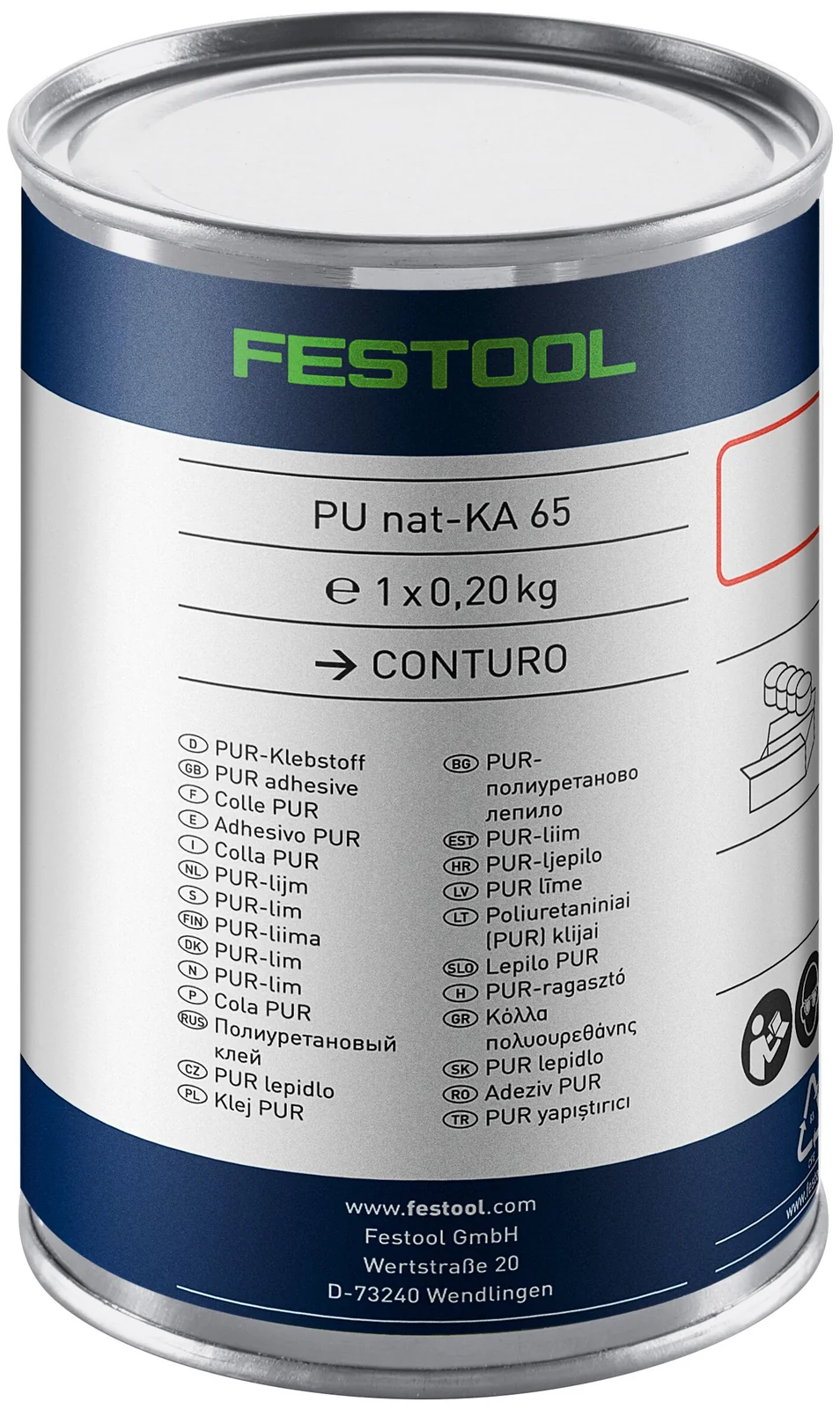 Festool Adeziv PU natur PU NAT-KA 65/4