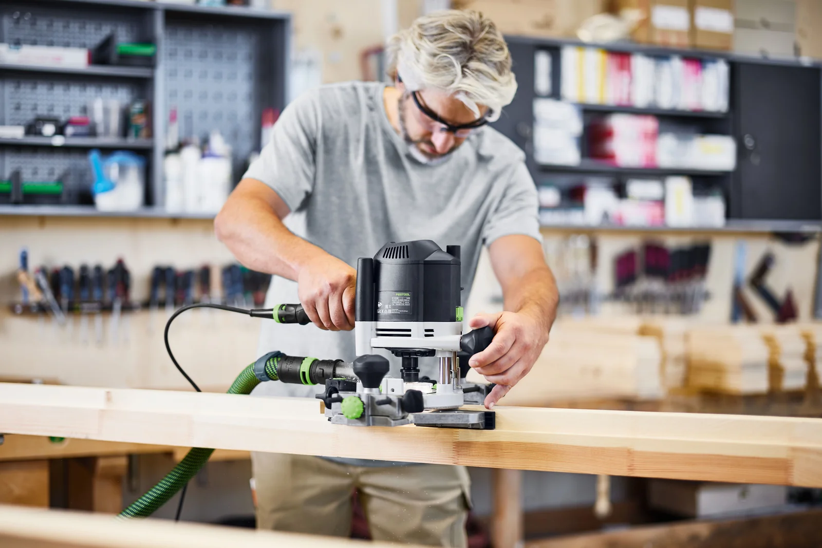Festool Apărătoare de aspirare cu modul de iluminare LM-OF 1400 [5]