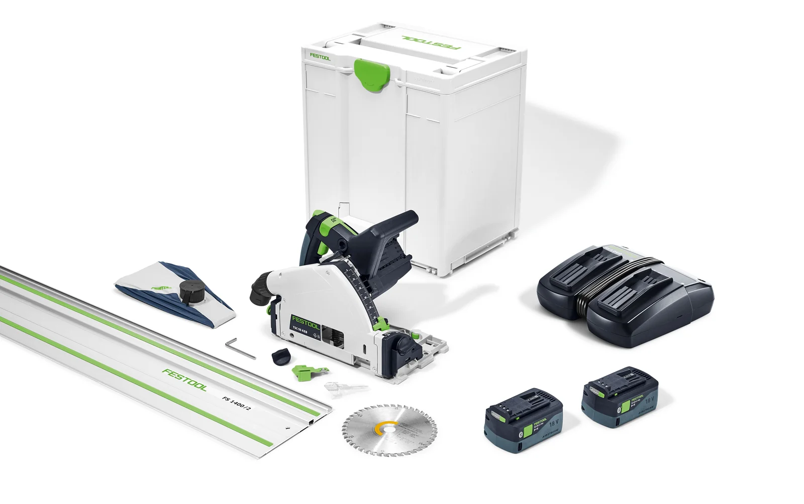 Festool Ferastrau circular , cu acumulator TSC 55 5,0 KEBI-Plus/XL-FS
