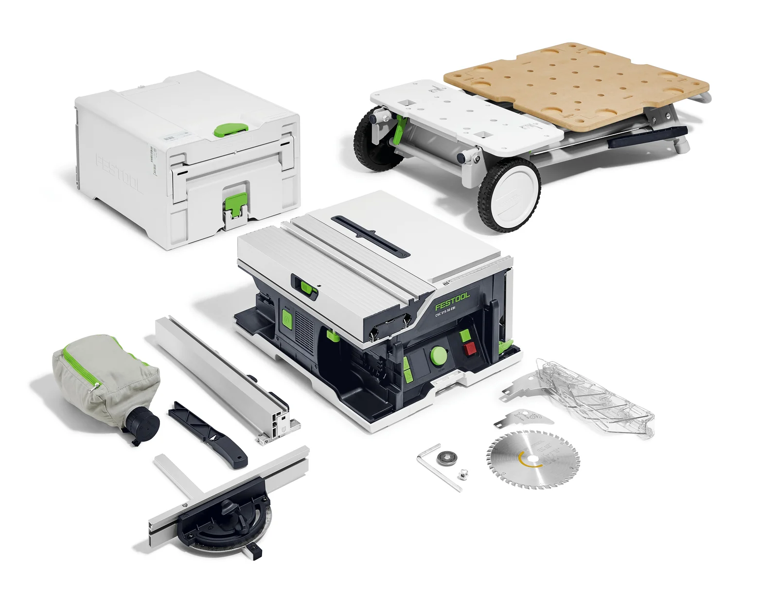 Festool Ferăstrău circular cu masă, cu acumulator CSC SYS 50 EB-Basic-Set