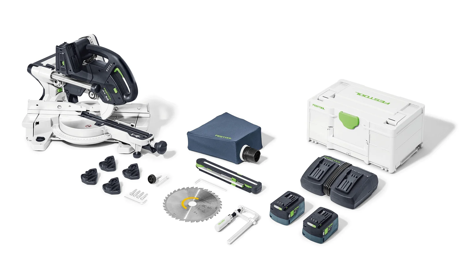 Festool Ferăstrău circular staţionar cu sanie de glisare cu acumulator KAPEX KSC 60 EB 5,0 I-Plus