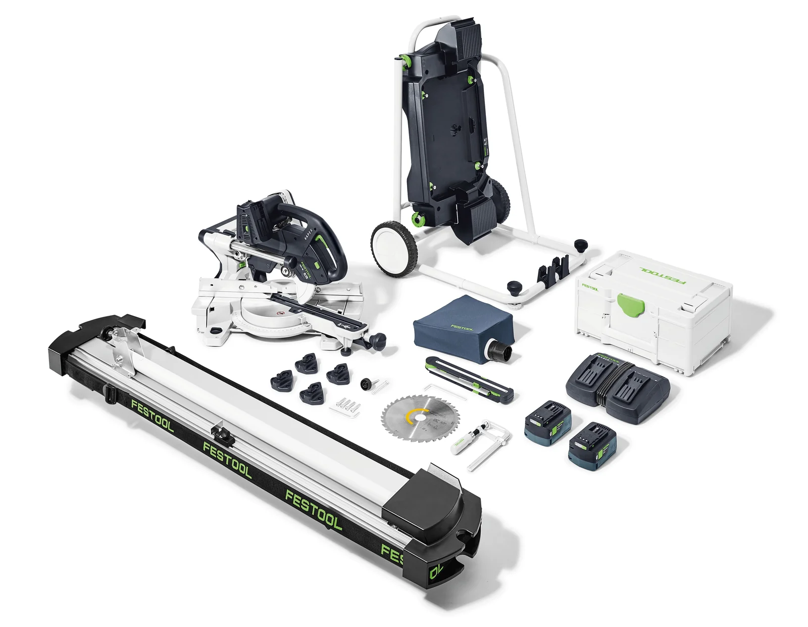 Festool Ferăstrău circular staţionar cu sanie de glisare cu acumulator KAPEX KSC 60 EB 5,0 I-UG-Set