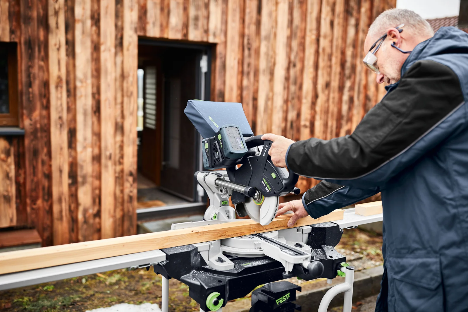 Festool Ferăstrău circular staţionar cu sanie de glisare cu acumulator KAPEX KSC 60 EB-Basic [5]