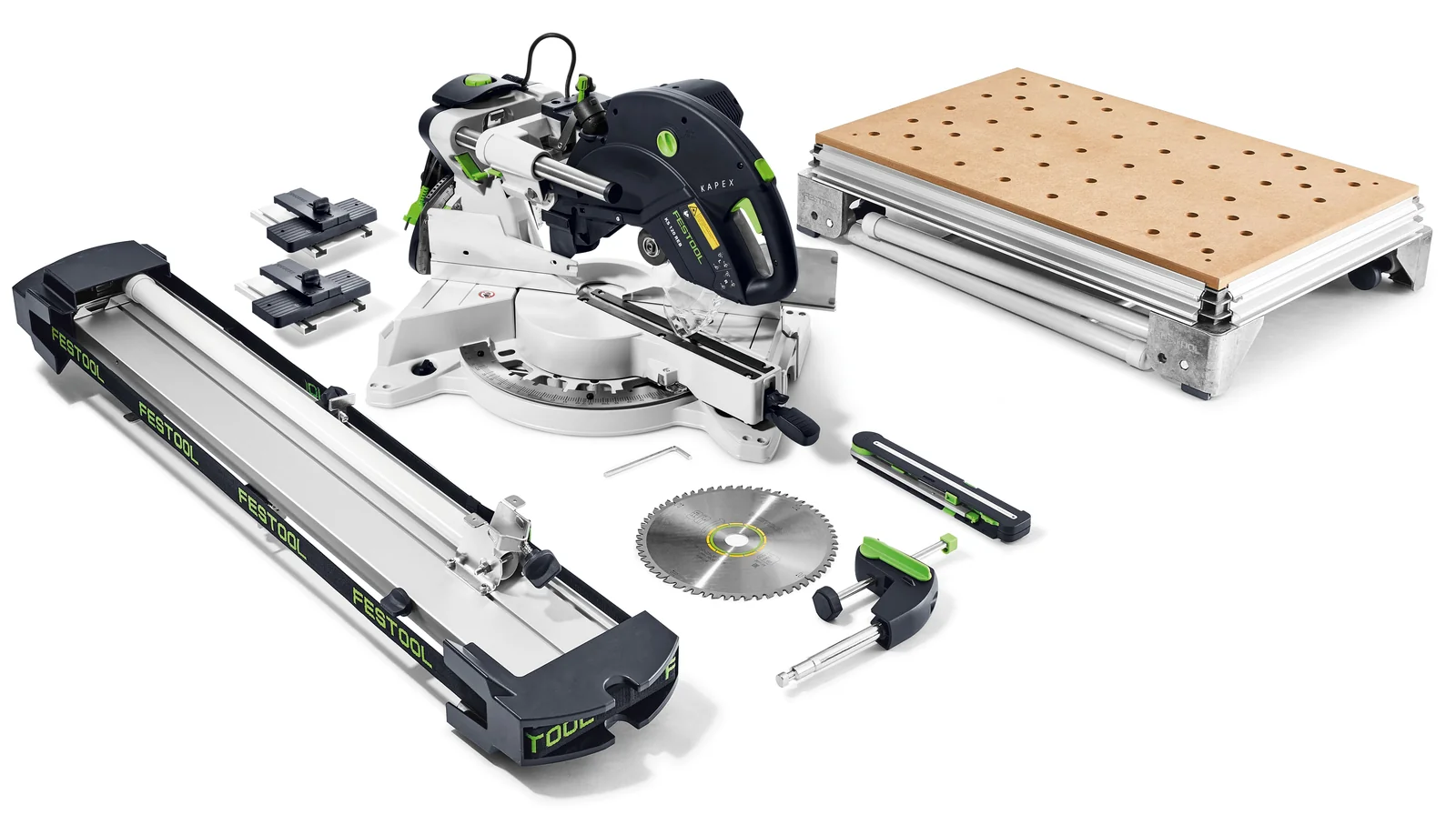 Festool Ferastrau circular stationar cu sanie de glisare KAPEX KS 120 REB-Set-MFT