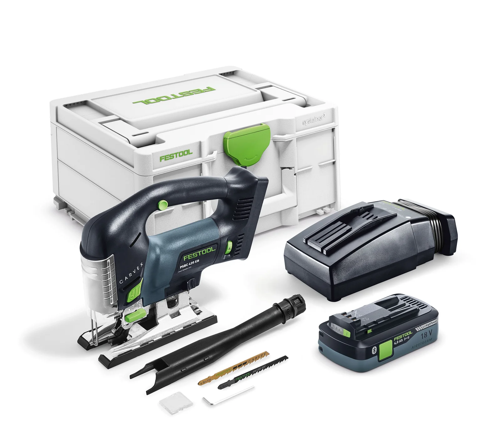 Ferastraie pendulare (PS/PSC/PSB) - Festool Ferastrau vertical cu acumulator CARVEX PSBC 420 HPC 4,0 EBI-Plus