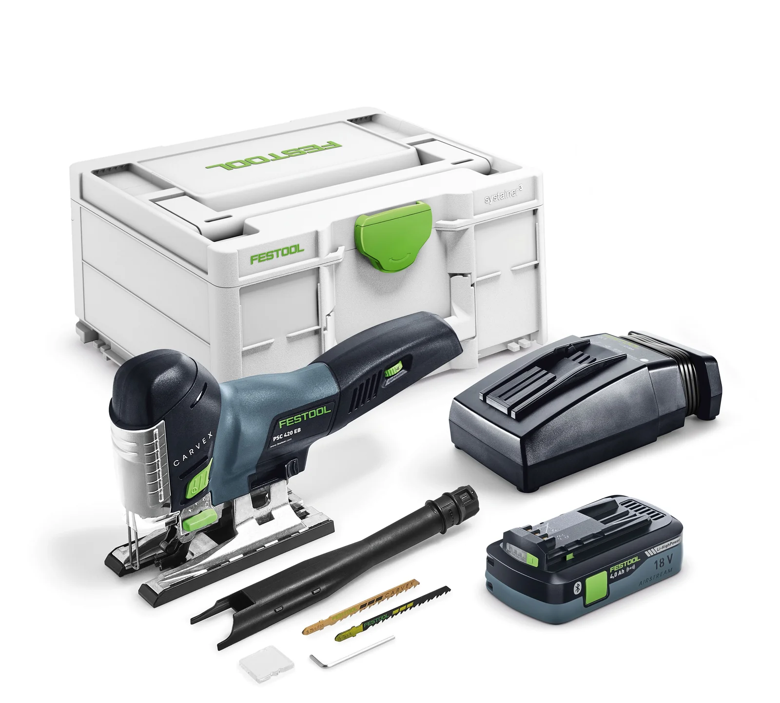 Ferastraie pendulare (PS/PSC/PSB) - Festool Ferastrau vertical cu acumulator CARVEX PSC 420 HPC 4,0 EBI-Plus