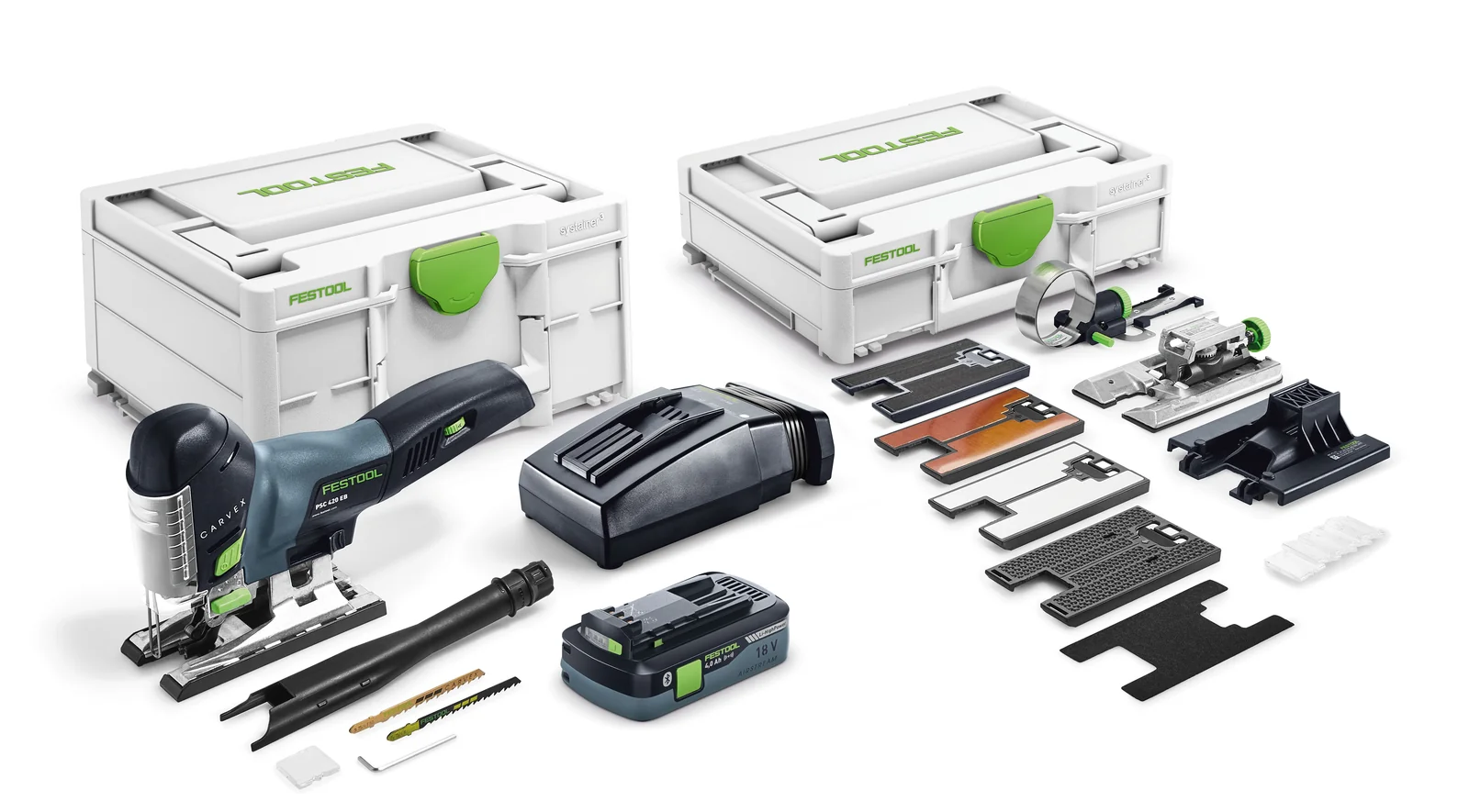 Ferastraie pendulare (PS/PSC/PSB) - Festool Ferastrau vertical cu acumulator CARVEX PSC 420 HPC 4,0 EBI-Set