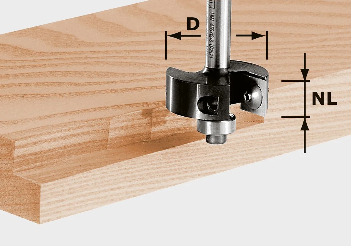 Freze (lemn) - Festool Freză de fălţuit cu plăcuţe amovibile HW S8 D38/12