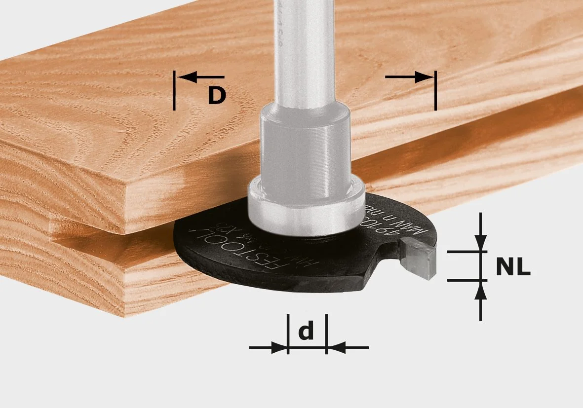 Freze (lemn) - Festool Freza-disc pentru canale HW D40x1,5
