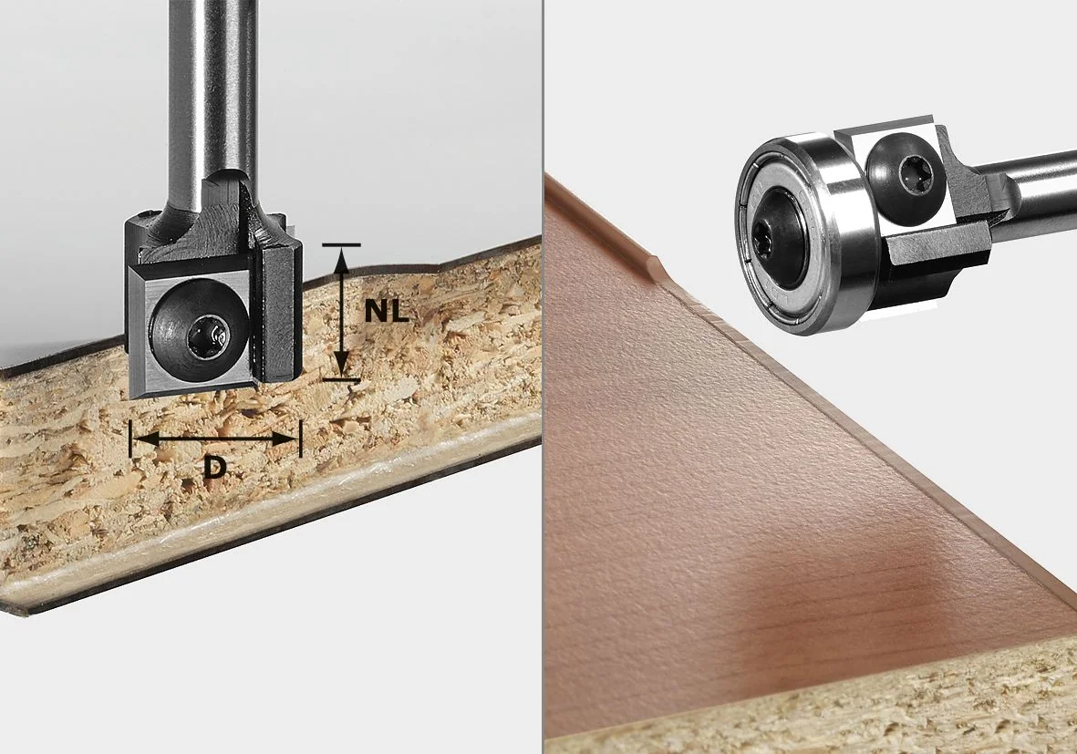Pentru frezare - Festool Freză pentru frezarea coplanară, cu plăcuţe amovibile S8 HW D19 12x12 KL OFK