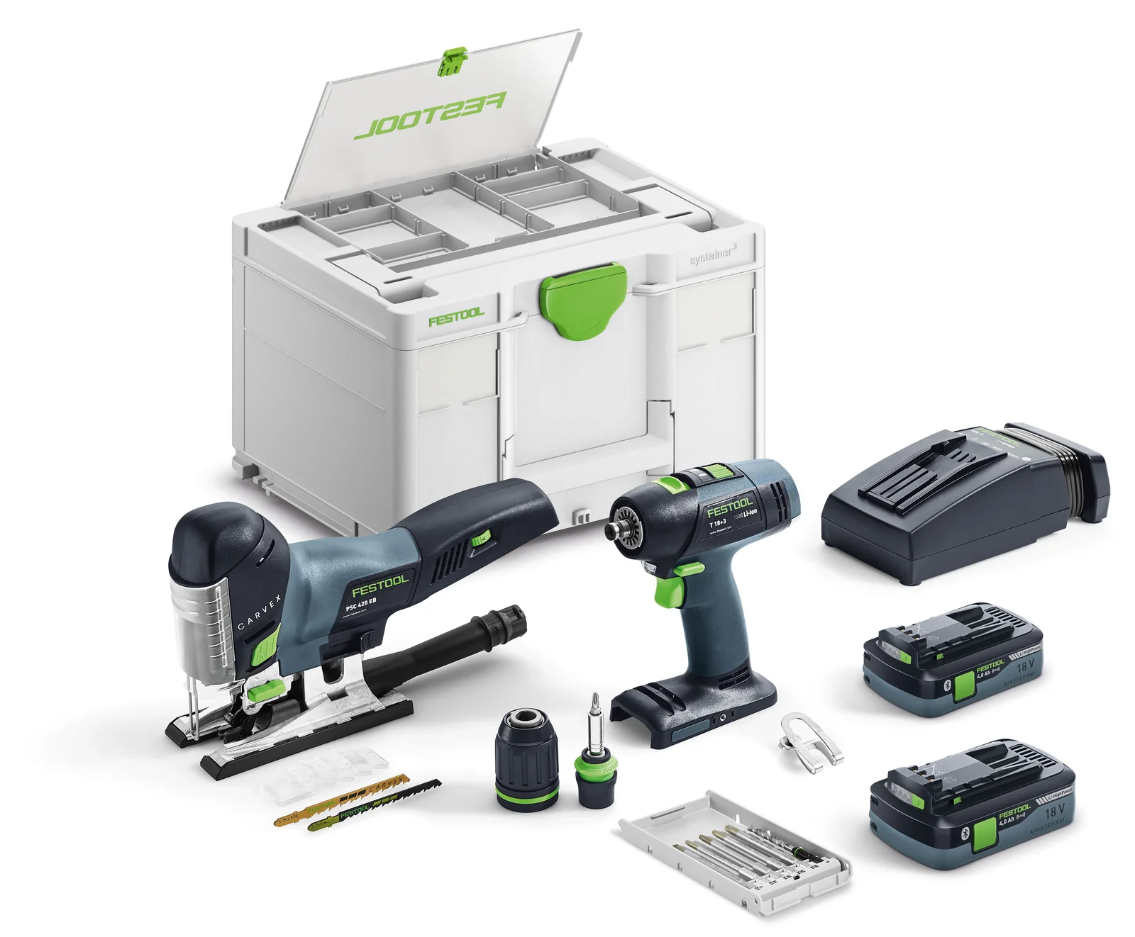 Festool Kit de montaj cu acumulator T 18+3/PSC 420 HPC I-Set
