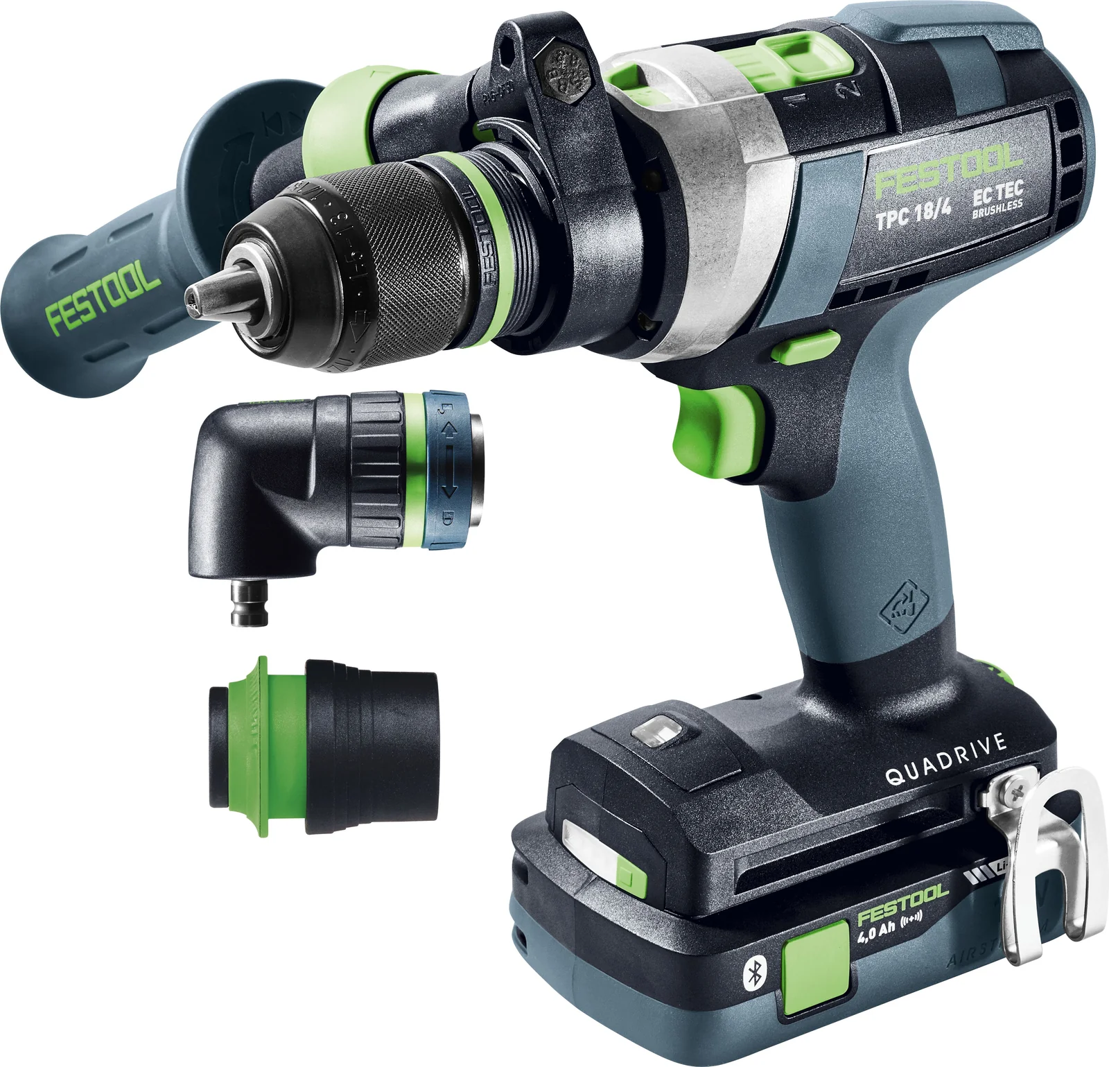 Festool Masina de gaurit cu percutie, cu acumulator QUADRIVE TPC 18/4 5,0/4,0 I-Set [1]
