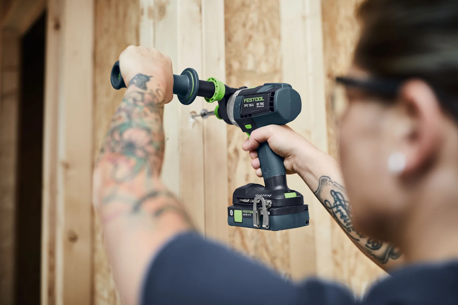 Festool Masina de gaurit cu percutie, cu acumulator QUADRIVE TPC 18/4 5,0/4,0 I-Set [4]
