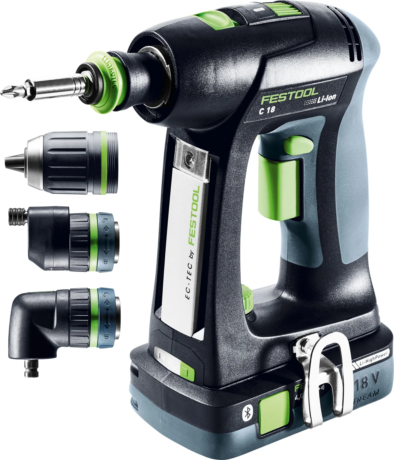 Festool Masini de gaurit si insurubat cu acumulatori C 18 HPC 4,0 I-Set [1]