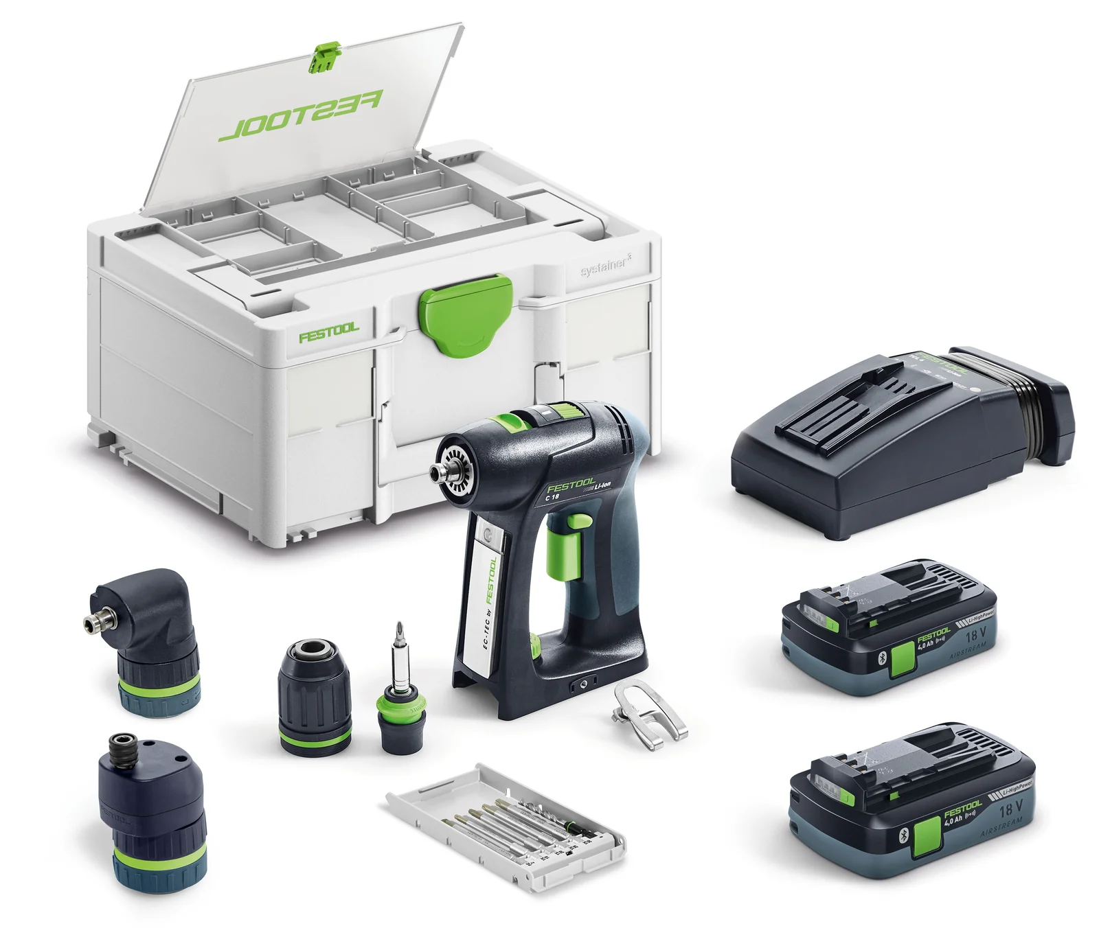 Festool Masini de gaurit si insurubat cu acumulatori C 18 HPC 4,0 I-Set