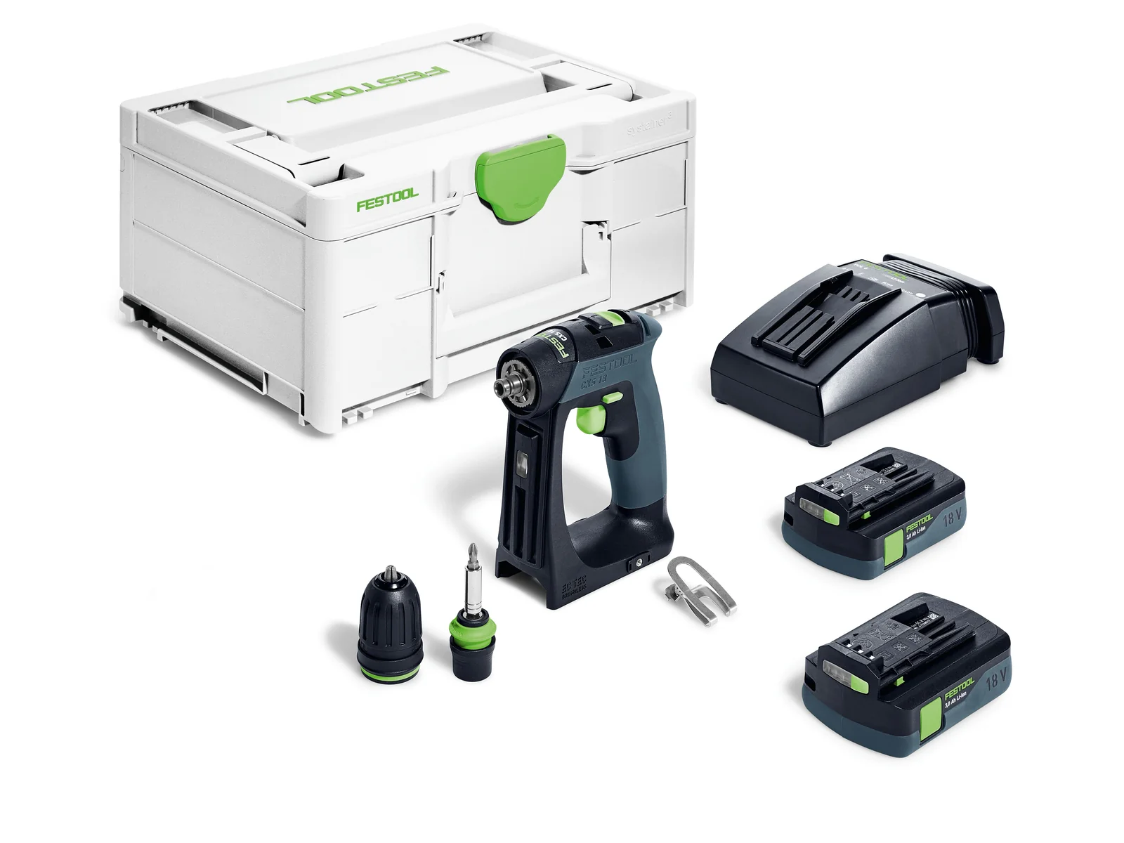 Festool Masini de gaurit si insurubat cu acumulatori CXS 18 C 3,0-Plus
