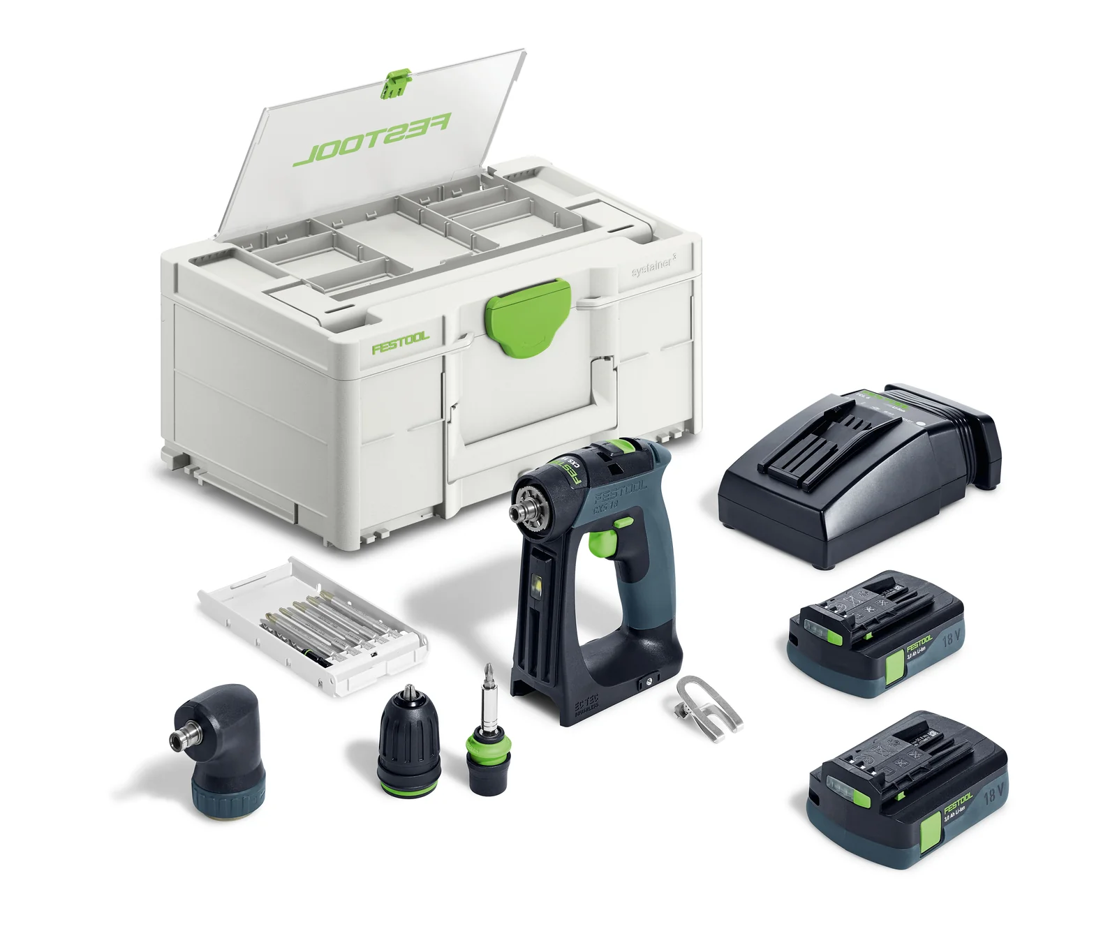 Festool Masini de gaurit si insurubat cu acumulatori CXS 18 C 3,0-Set