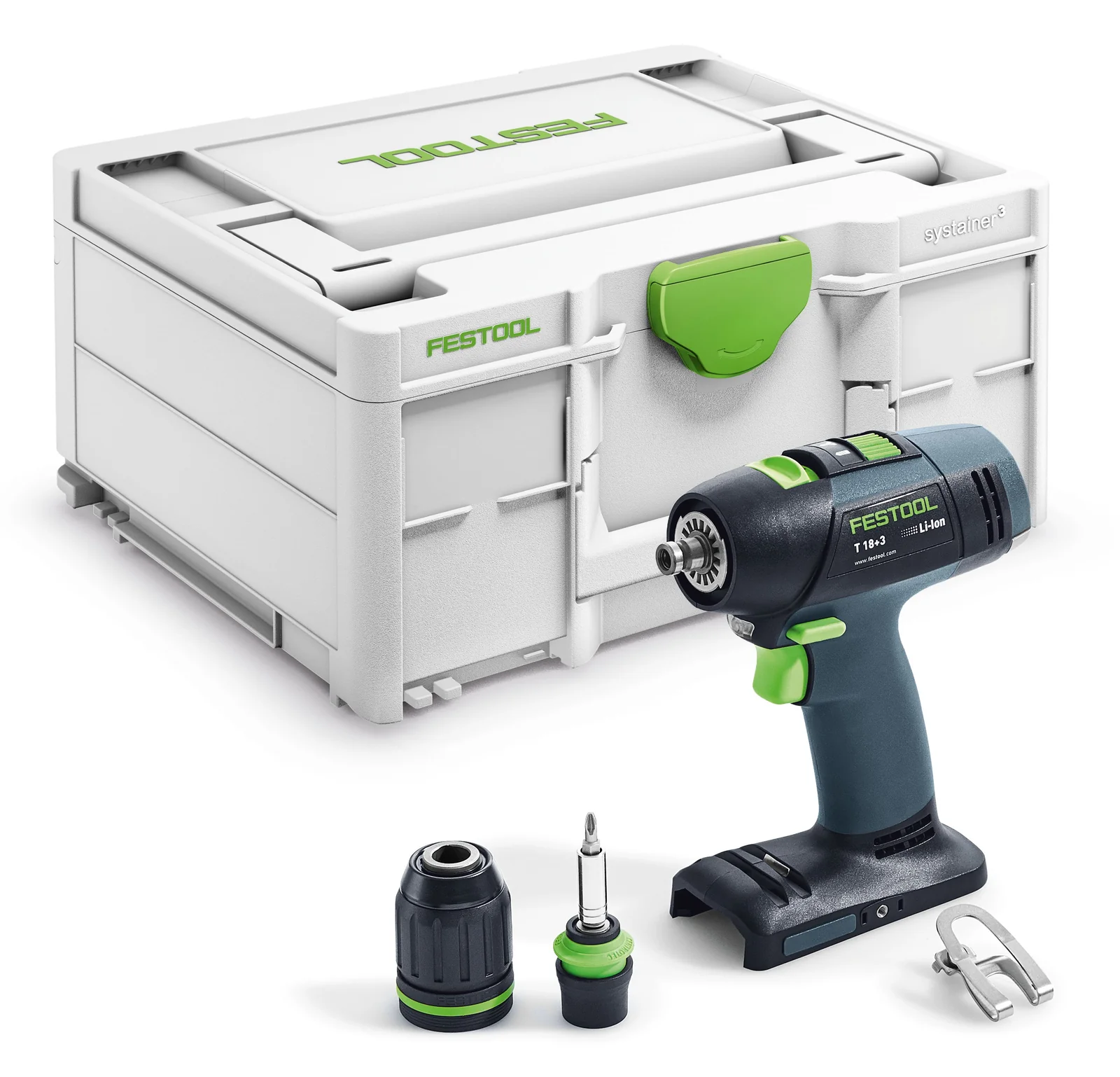 Festool Masini de gaurit si insurubat cu acumulatori T 18+3-Basic