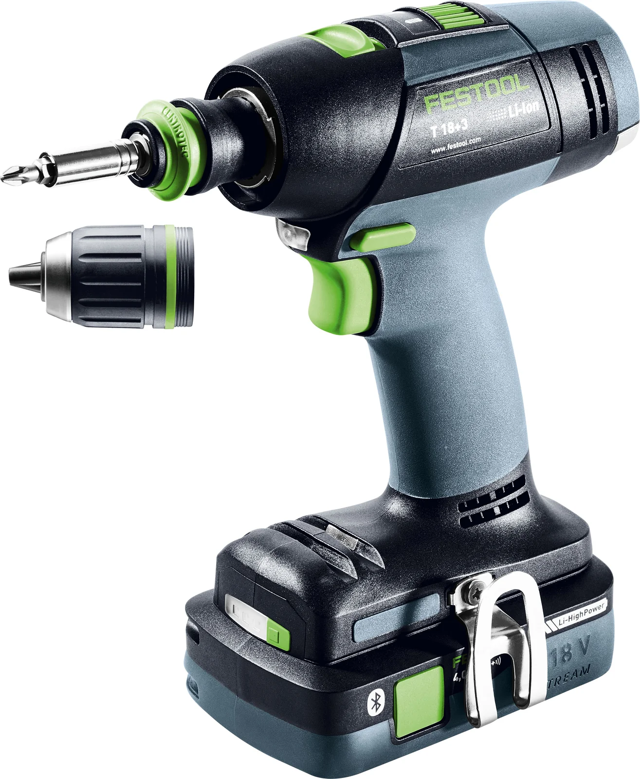 Festool Masini de gaurit si insurubat cu acumulatori T 18+3 HPC 4,0 I-Plus [1]