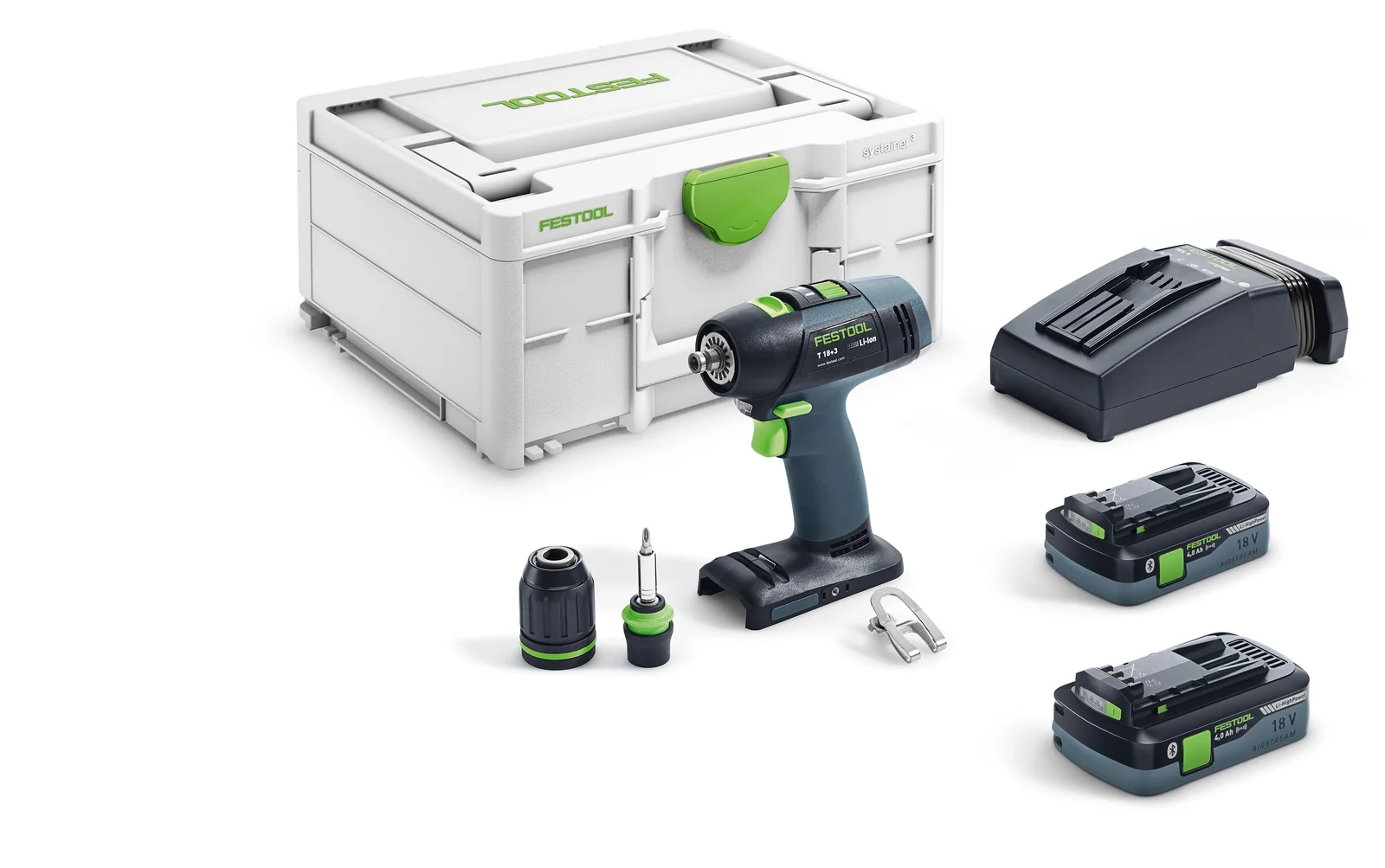 Bormasini si insurubatoare cu acumulator - Festool Masini de gaurit si insurubat cu acumulatori T 18+3 HPC 4,0 I-Plus