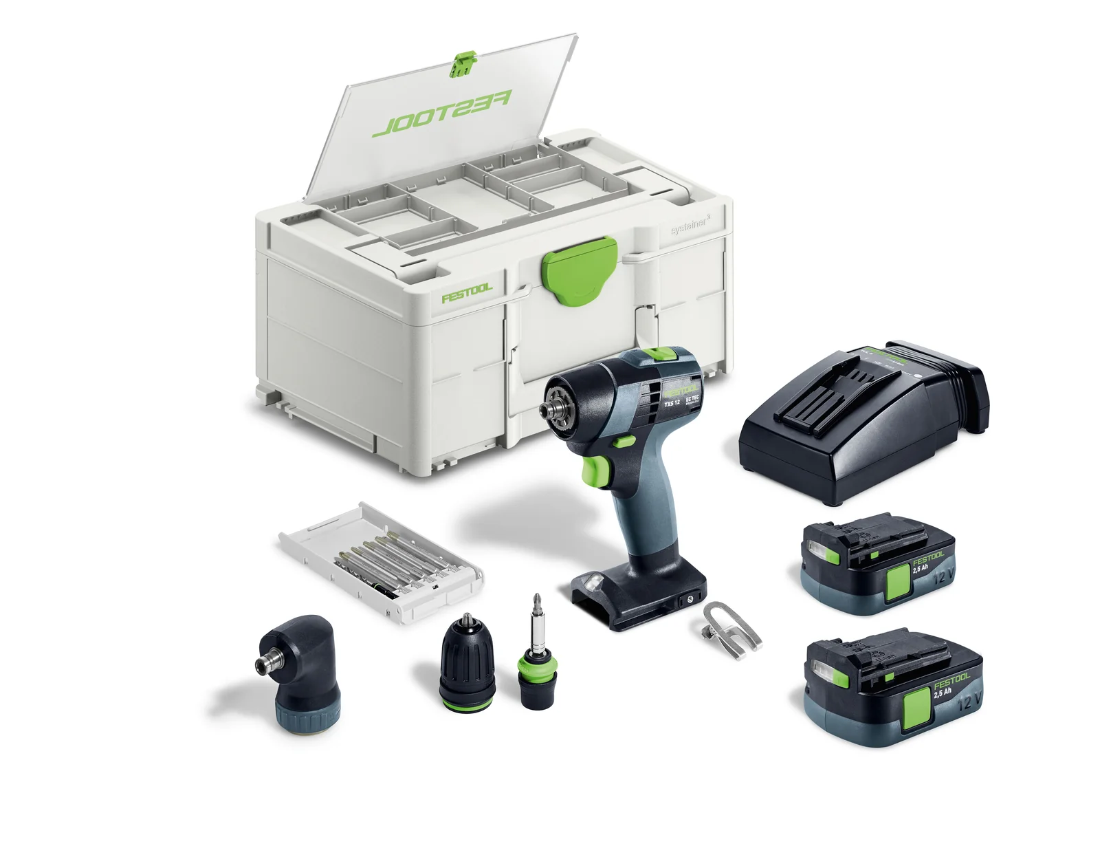 Festool Masini de gaurit si insurubat cu acumulatori TXS 12 2,5-Set