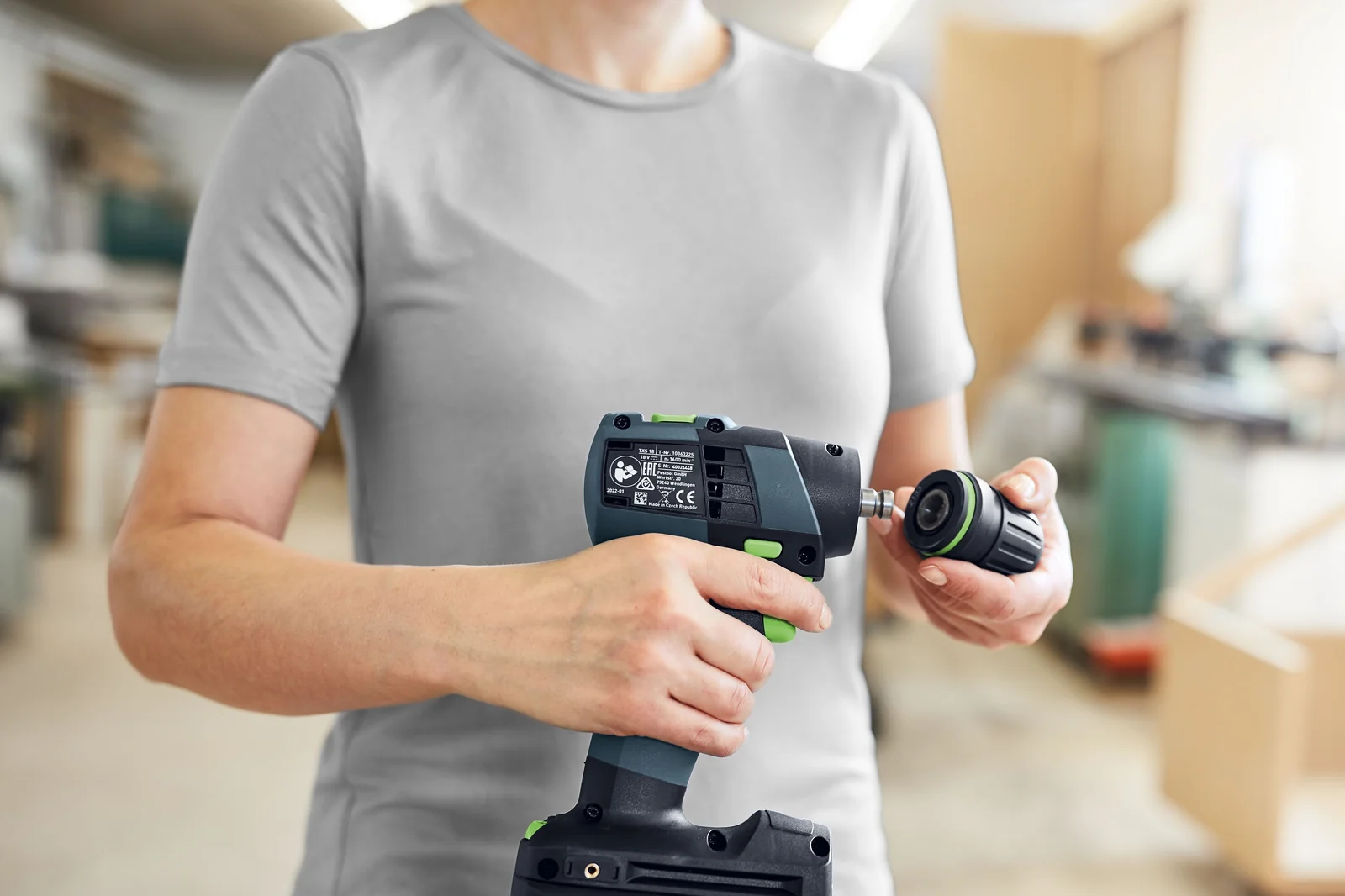 Festool Masini de gaurit si insurubat cu acumulatori TXS 18 C 3,0-Set [6]