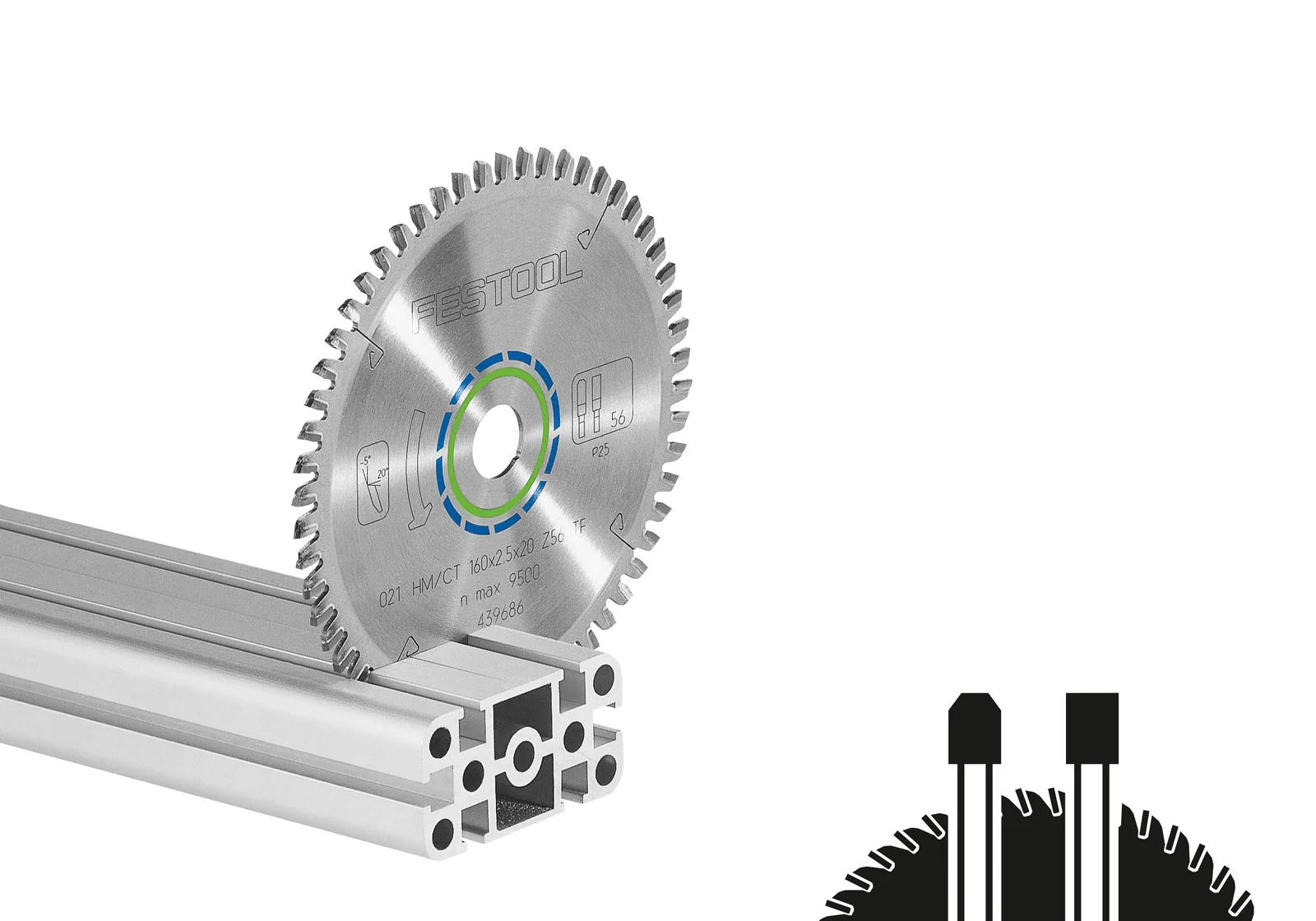 Panze ferastrau circular - Festool Panza de ferastrau ALUMINIUM/PLASTICS HW 210x2,4x30 TF72