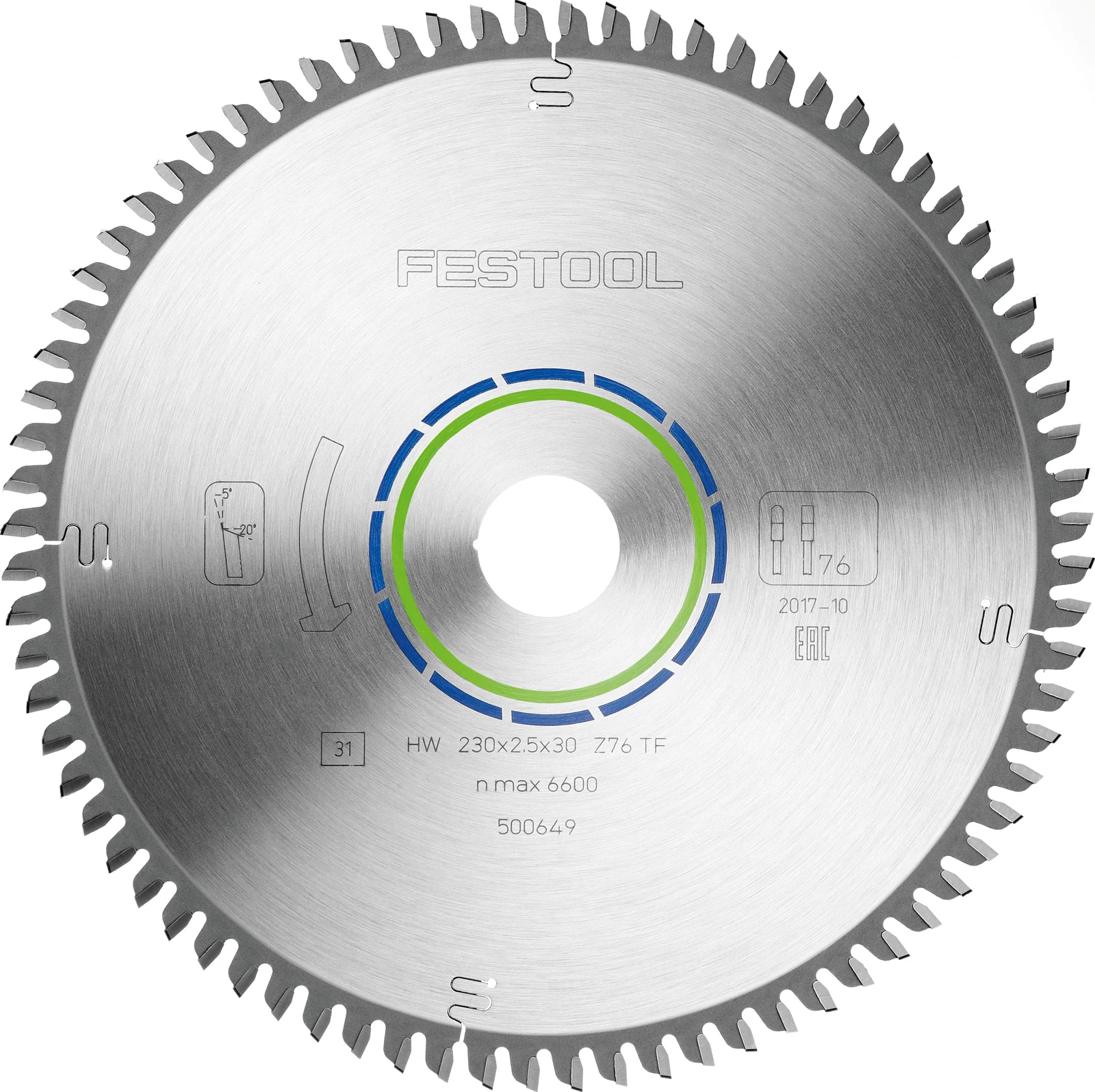 Festool Panza de ferastrau ALUMINIUM/PLASTICS HW 230x2,5x30 TF76 [1]