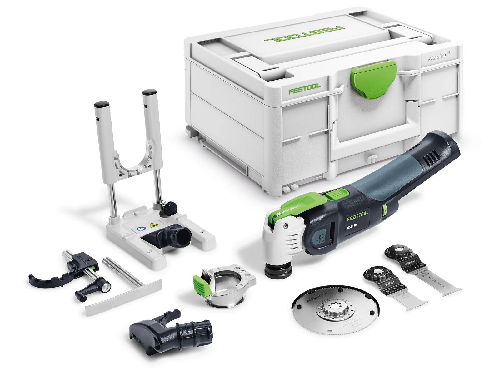 Festool Sculă electrică oscilatoare multifuncţională cu acumulator VECTURO OSC 18 E-Basic-Set