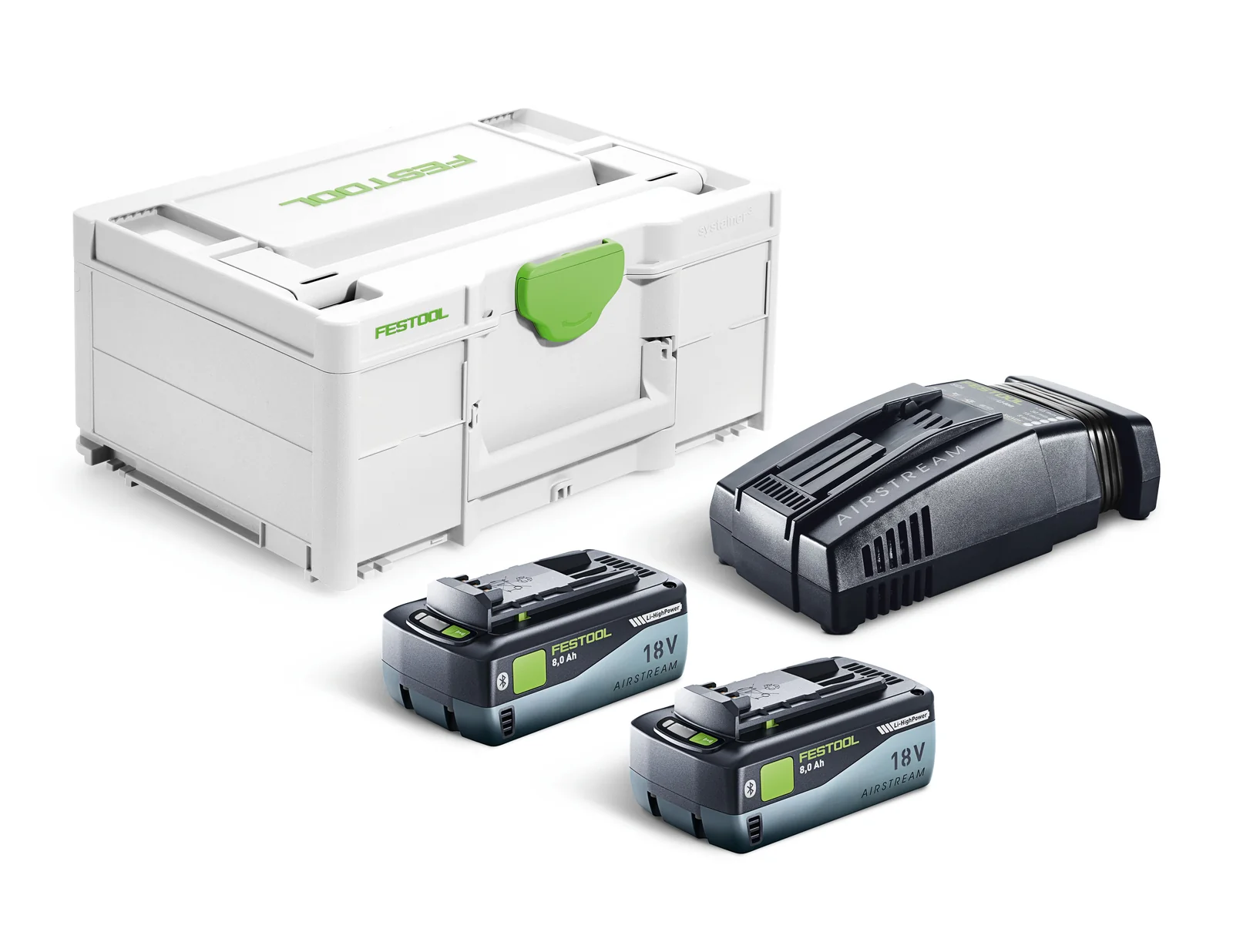 Festool Set de energie SYS 18V 2x8,0/SCA16