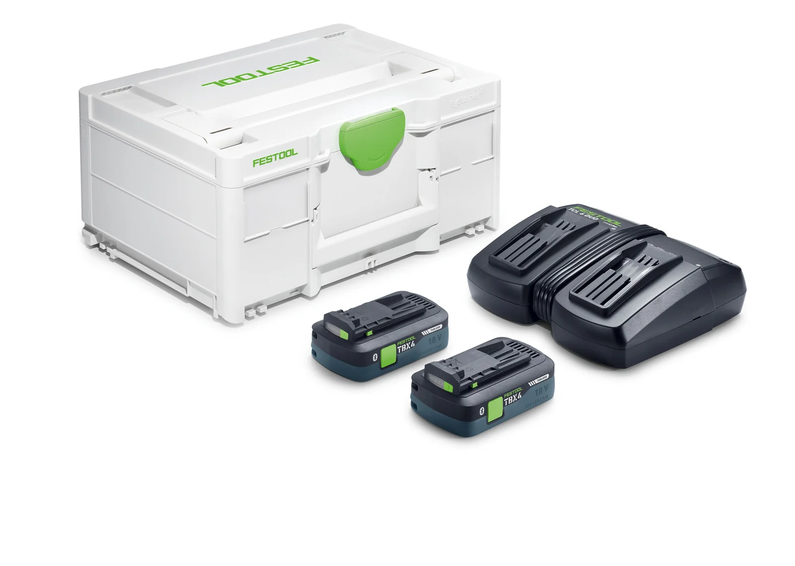 Festool Set de energie SYS 18V 2xTBX4/TCL6DUO