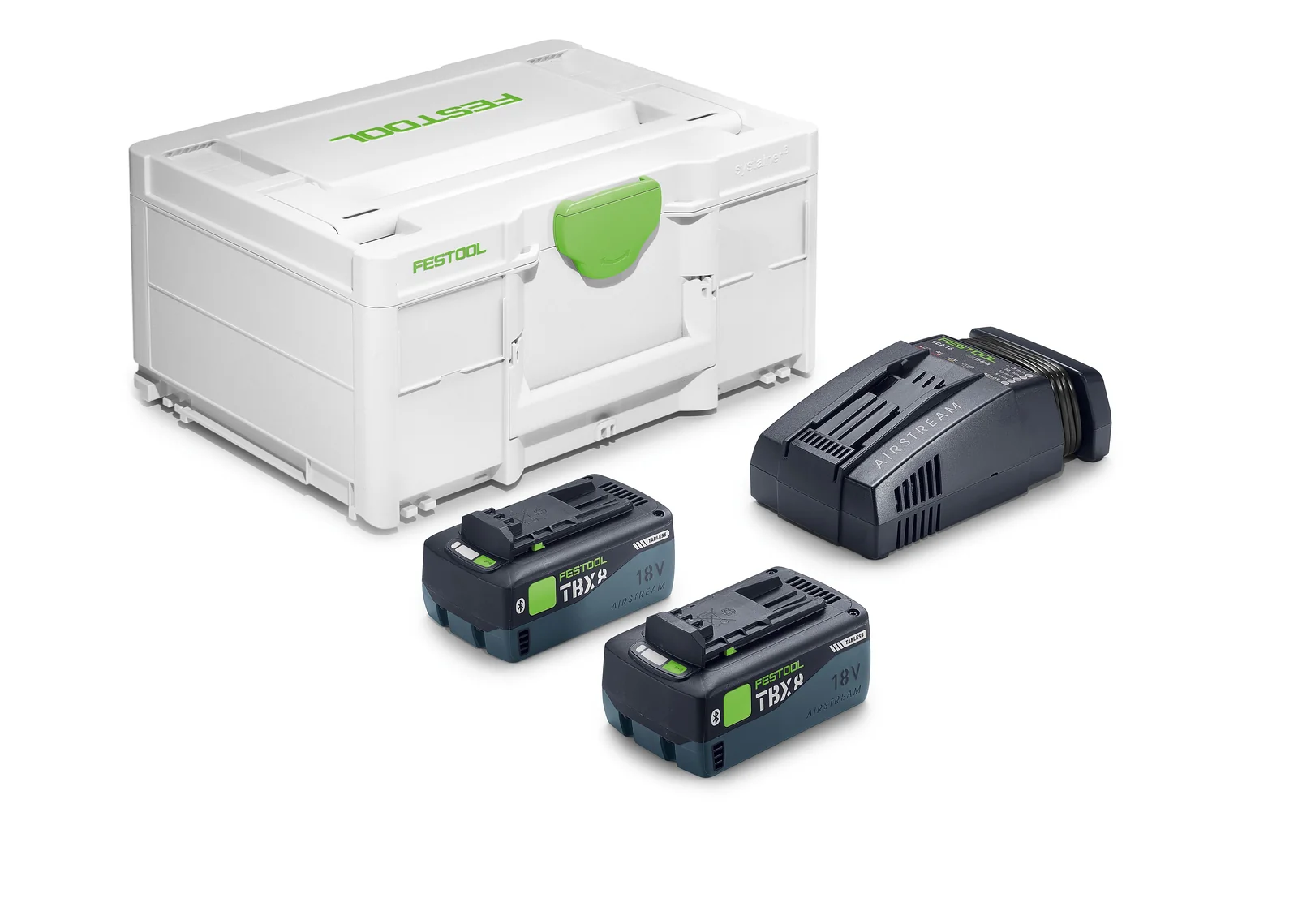 Festool Set de energie SYS 18V 2xTBX8/SCA16