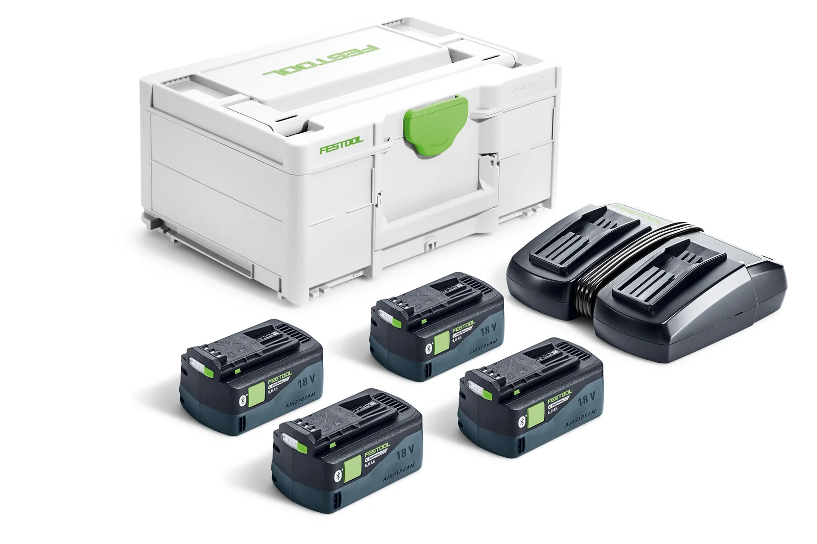 Festool Set de energie SYS 18V 4xHP5,0/TCL6DUO