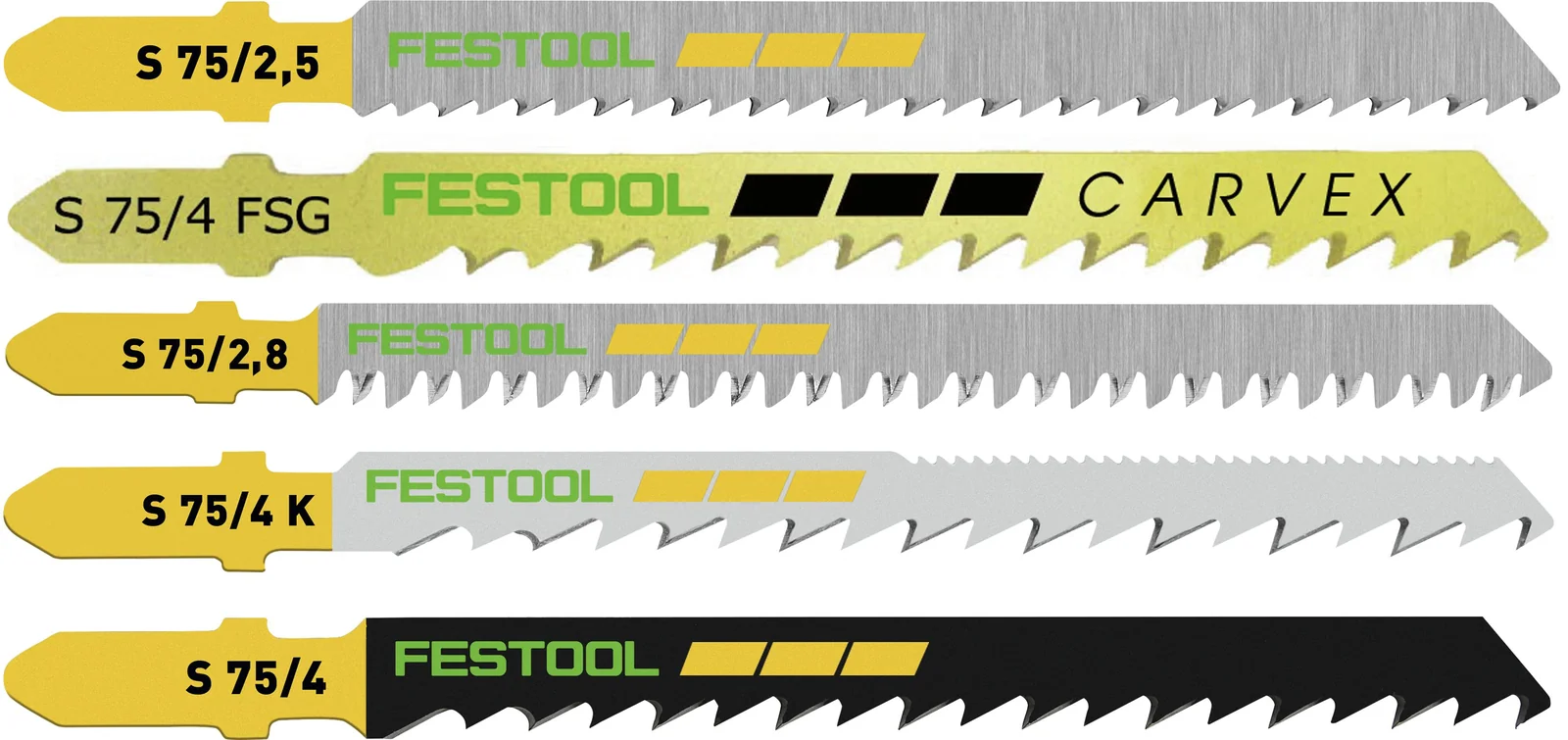 Accesorii Scule Electrice - Festool Set de pânze de ferăstrău vertical STS-Sort/25 W