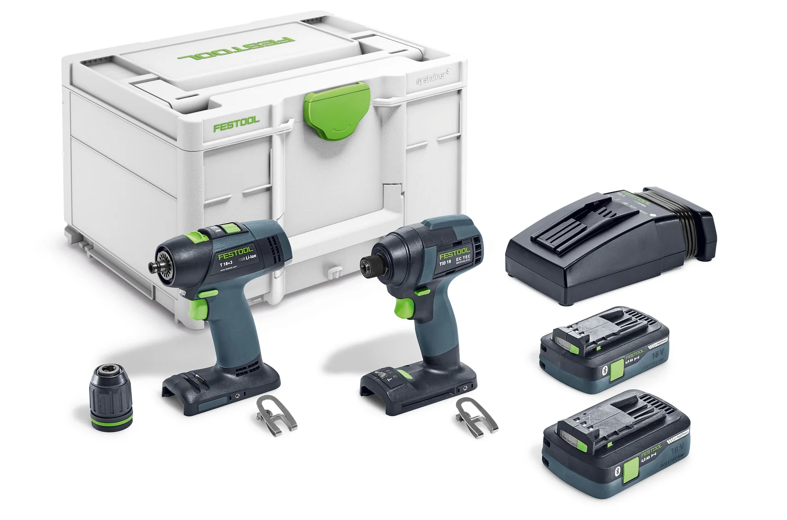 Festool Set maşină de înşurubat şi gaurit TID 18 HPC 4,0 I-Set T18