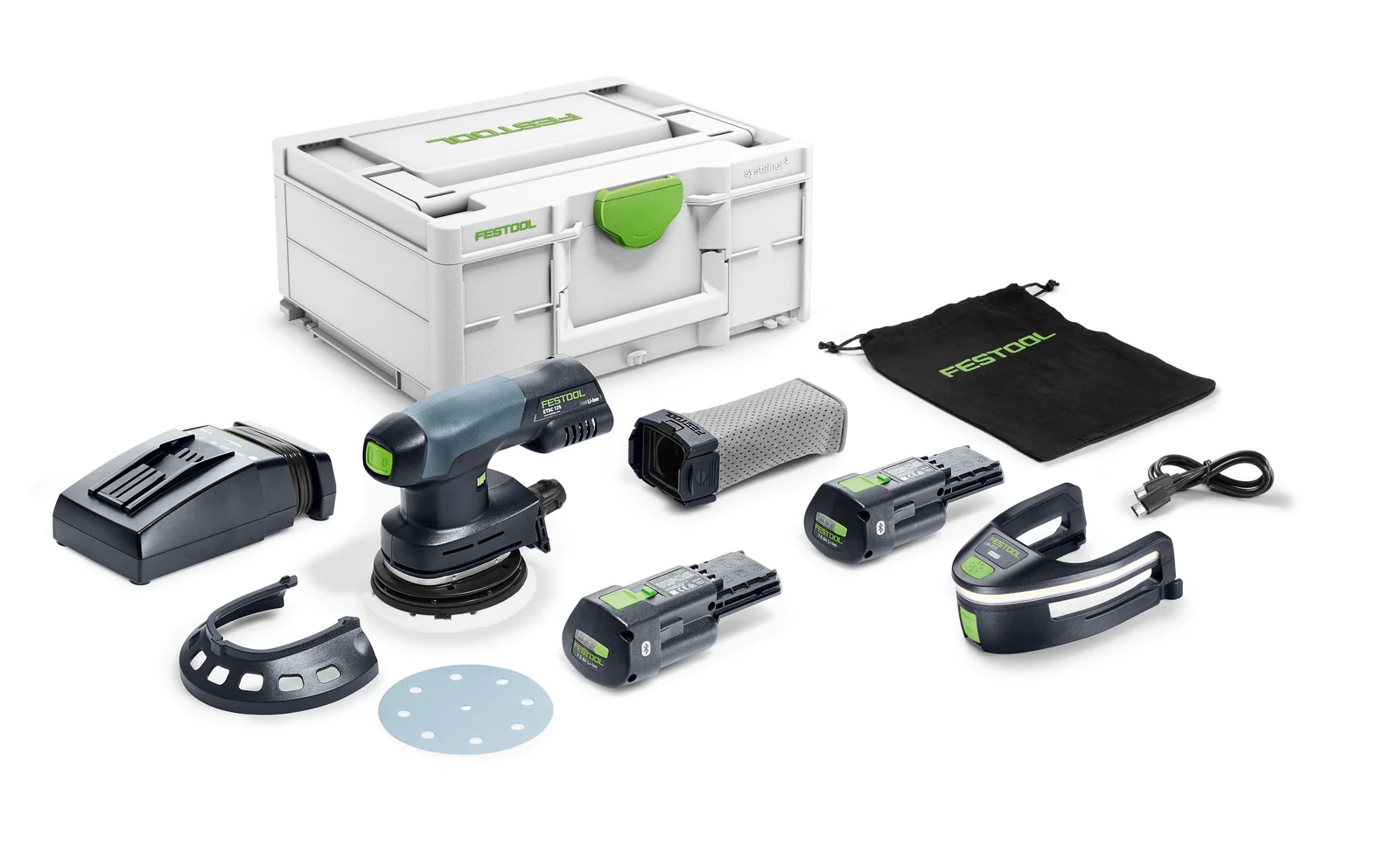 Festool Şlefuitor cu excentric cu acumulatori ETSC 125 3,0 I-Plus