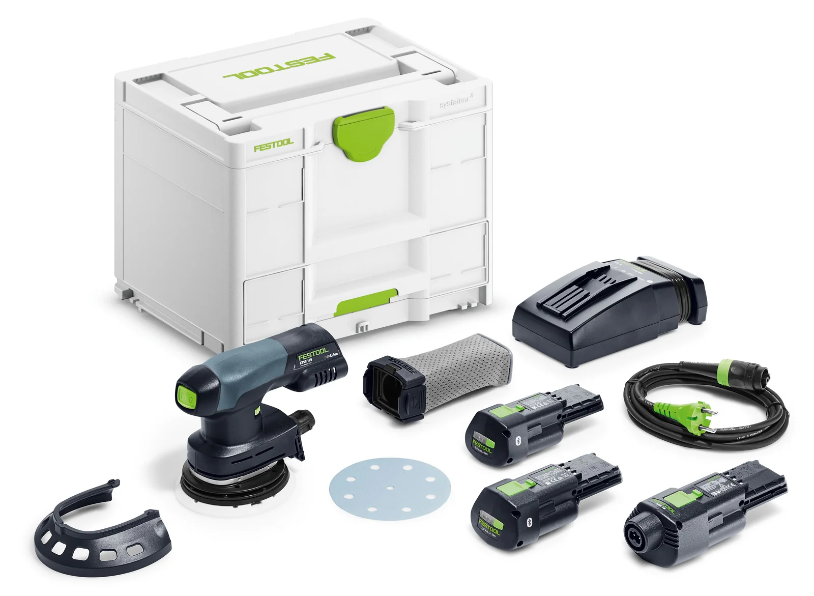 Festool Şlefuitor cu excentric cu acumulatori ETSC 125 3,0 I-Set