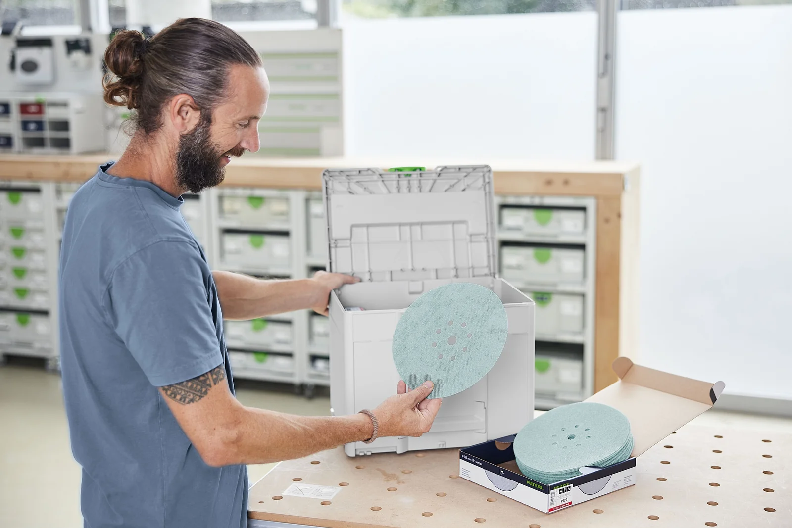 Festool Systainer³ pentru materiale abrazive Granat Net D225 GR NET SYS [3]